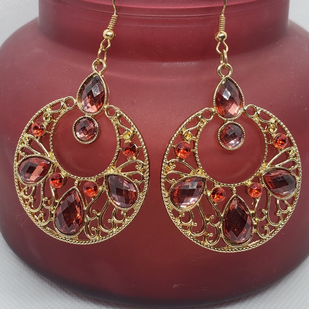 Bohemian Gold plated earrings